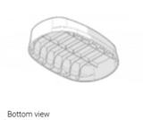 AKW Toilet Plinth 50mm High SMC (25042S)