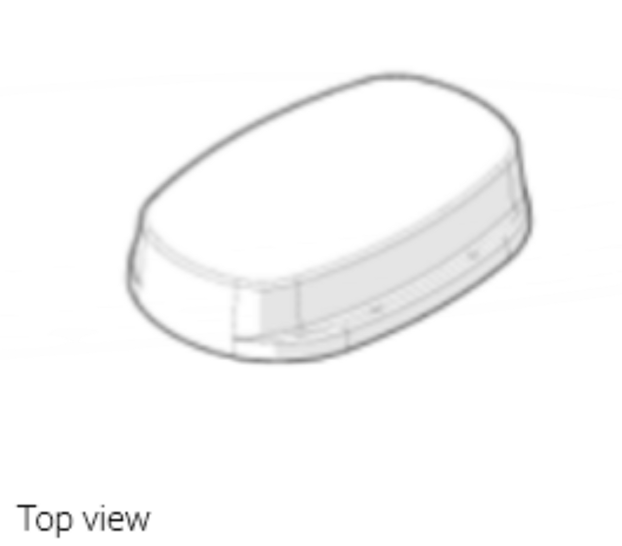 AKW Toilet Plinth 75mm High SMC (25044S)