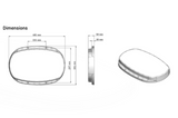 AKW Toilet Plinth 50mm High SMC (25042S)