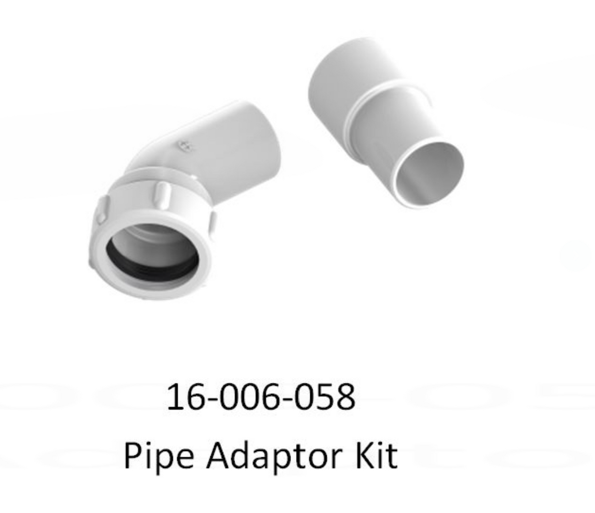 AKW Tuff Form 1 Part Gravity Stainless Steel Waste Adaptor - Tiled Floors (25418-UK)