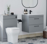 Kartell K-VIT Dove 500mm WC Unit- Slate Grey (DOV500WC-SG)