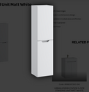 Urban Wall Hung Tall Unit - Matt White