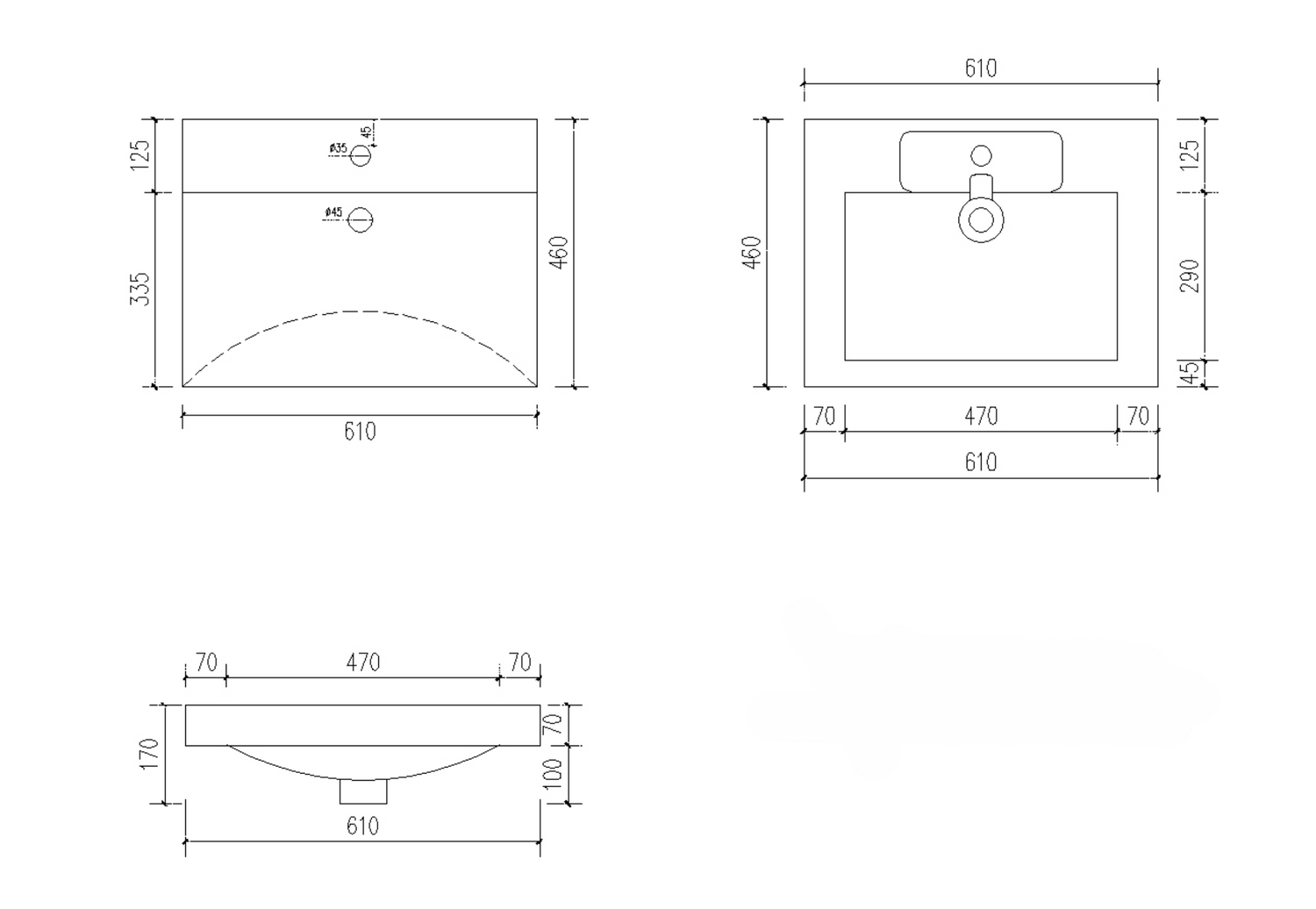 Kartell K-VIT Moon 600mm 2 Drawer Floor Standing Unit With Ceramic Bas ...