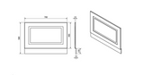 Kartell K-VIT Astley 800mm End Panel- Matt White (FUR514AS)