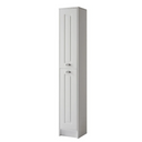 Kartell K-VIT Astley 1800mm Floor Standing Side Unit - Matt White