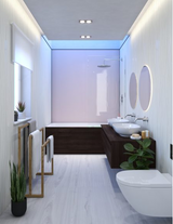 Selkie Rosewater Tongue & Groove Matte MDF Wall Panel (2420 x 1200 x 11 mm)