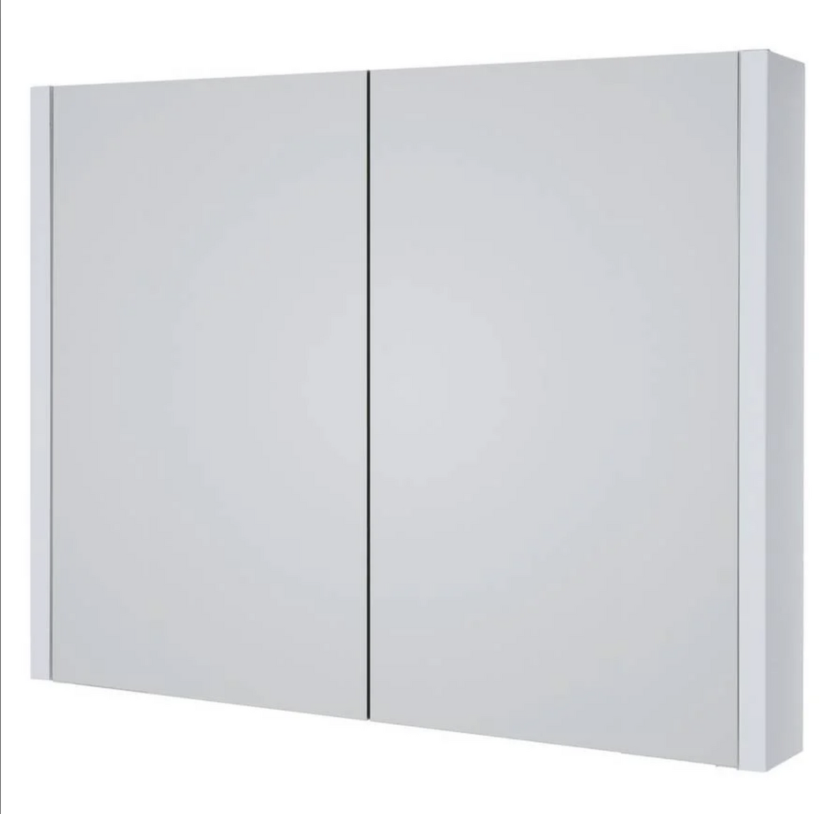 Kartell K-VIT Purity 800mm Mirror Cabinet - White Gloss (FUR096PU)