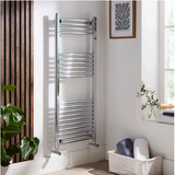 Kartell K-VIT K-Rail 25mm Straight Heated Towel Rail in Chrome