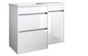 Kartell K-VIT City 1100mm L-Shaped Furniture Set - Cistern Included (FUR709CI)