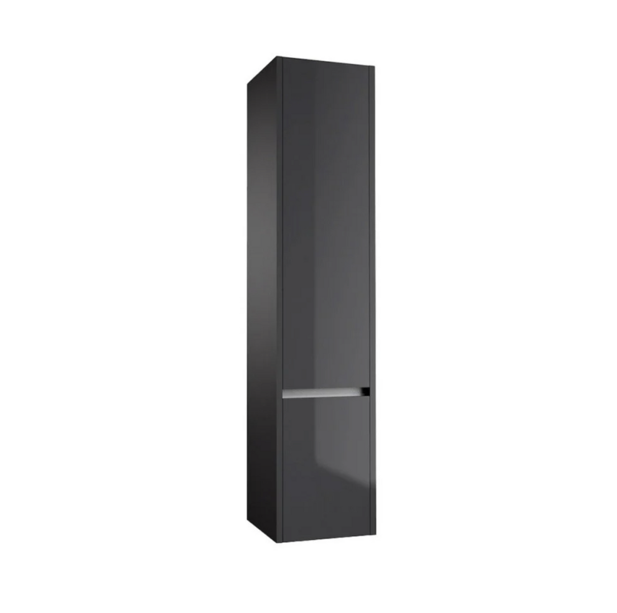 Kartell K-VIT City Wall Mounted Tall Unit - Storm Grey Gloss (FUR725CI)