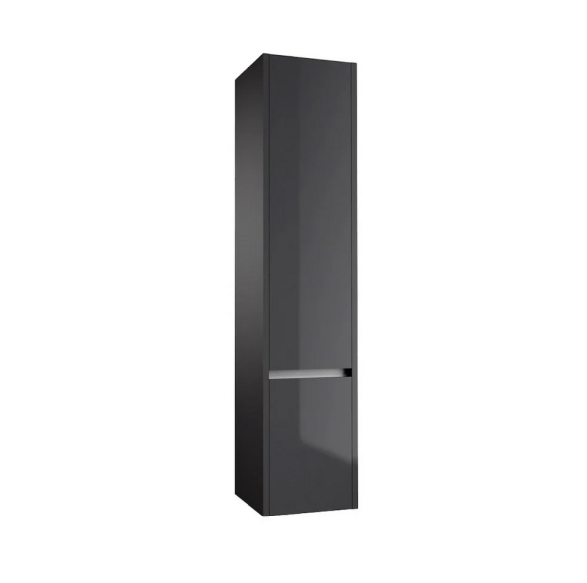 Kartell K-VIT City Wall Mounted Tall Unit - Storm Grey Gloss