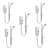 Mira Advance ATL Flex 8.7KW White/Chrome Electric Shower (1.1785.003) Pack of 5 Trade Bundle