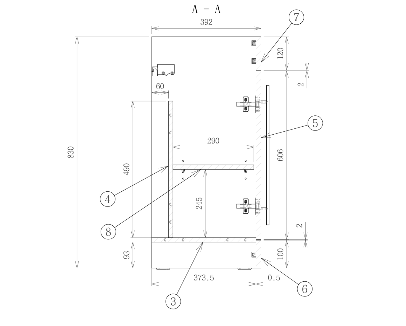 Kartell K-VIT Purity 500mm Floor Standing 2 Door Unit With Ceramic Bas ...