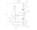 Kartell K-VIT Purity 500mm Floor Standing 2 Door Unit With Ceramic Basin - Silver Oak (PSO500DO-FUR063PU)