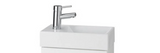 Kartell K-VIT Purity Cloakroom Unit With Basin - Storm Grey Gloss (FUR281PU-CUBEBAS)