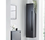 Kartell K-VIT Purity Wall Mounted Tall Unit-Matt Black (PMB1400SU)