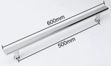 Kartell K-VIT Purity Handle 500mm- Matt Silver (PUR500HAN-S)