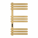 Kartell K-VIT Selecta brushed brass electric towel rail
