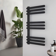 Kartell K-VIT Selecta matt black electric towel rail