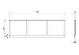 Kartell K-VIT Sonic 1700mm Reinforced Front Bath Panel - White Gloss (BAT244SO)