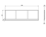 Kartell K-VIT Sonic 1800mm Reinforced Front Bath Panel - White Gloss (BAT245SO)