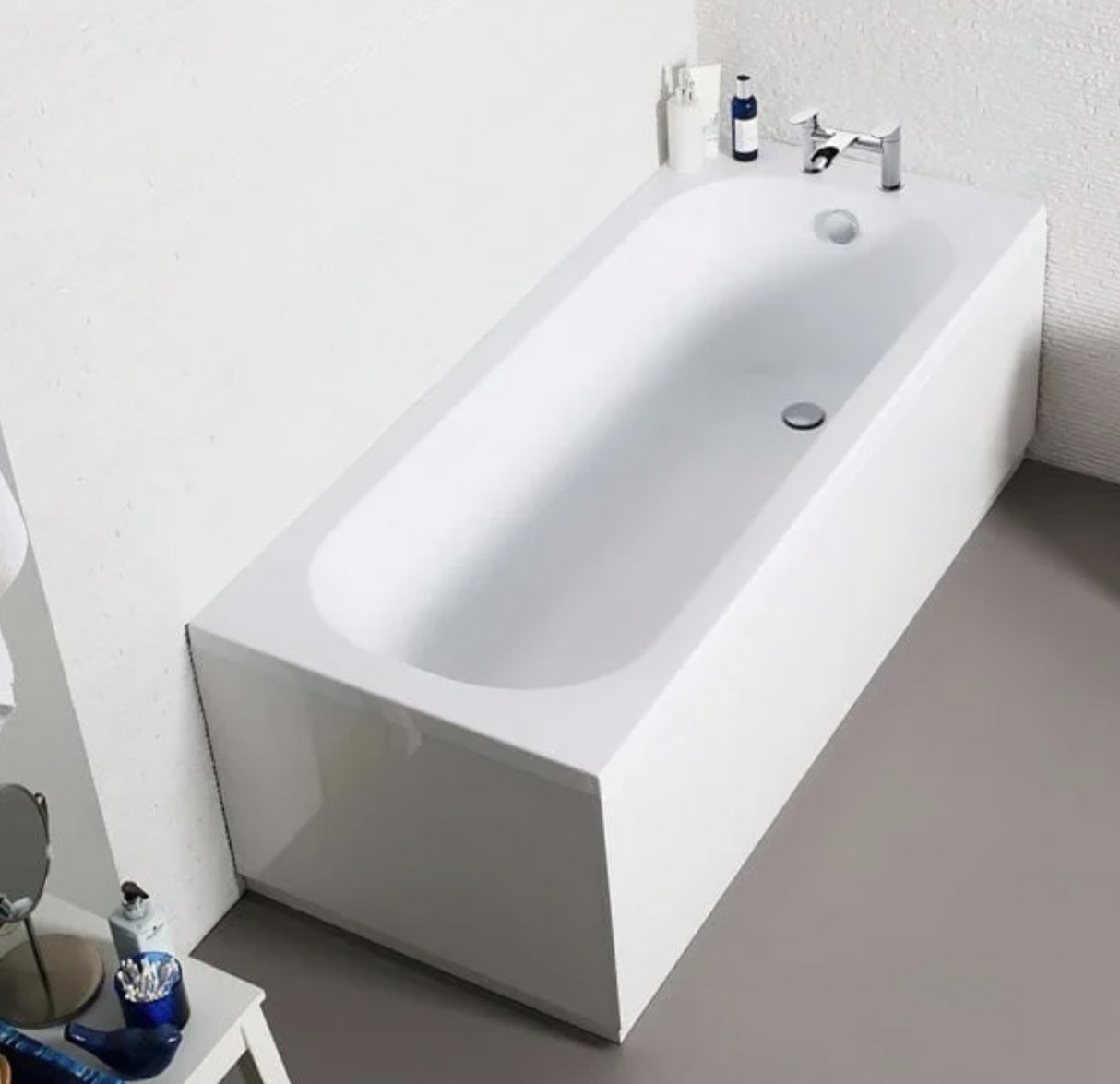 Kartell K-VIT Sonic 1800mm Reinforced Front Bath Panel - White Gloss (BAT245SO)