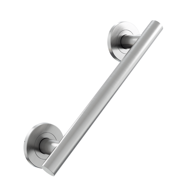 AKW 1200 Series Straight Stainless Steel Grab Rail – Satin or Matt Black, Choice of Length