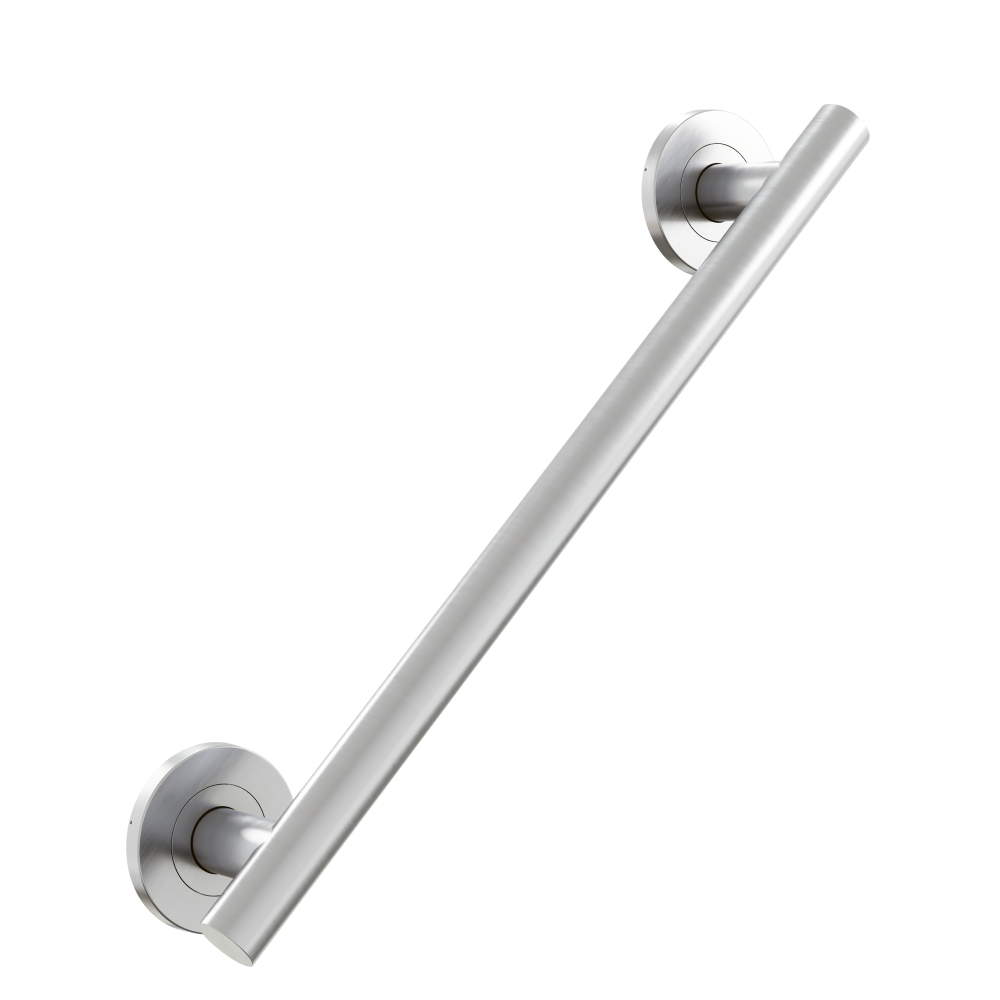 AKW 1200 Series Straight Stainless Steel Grab Rail – Satin or Matt Black, Choice of Length, photo 3