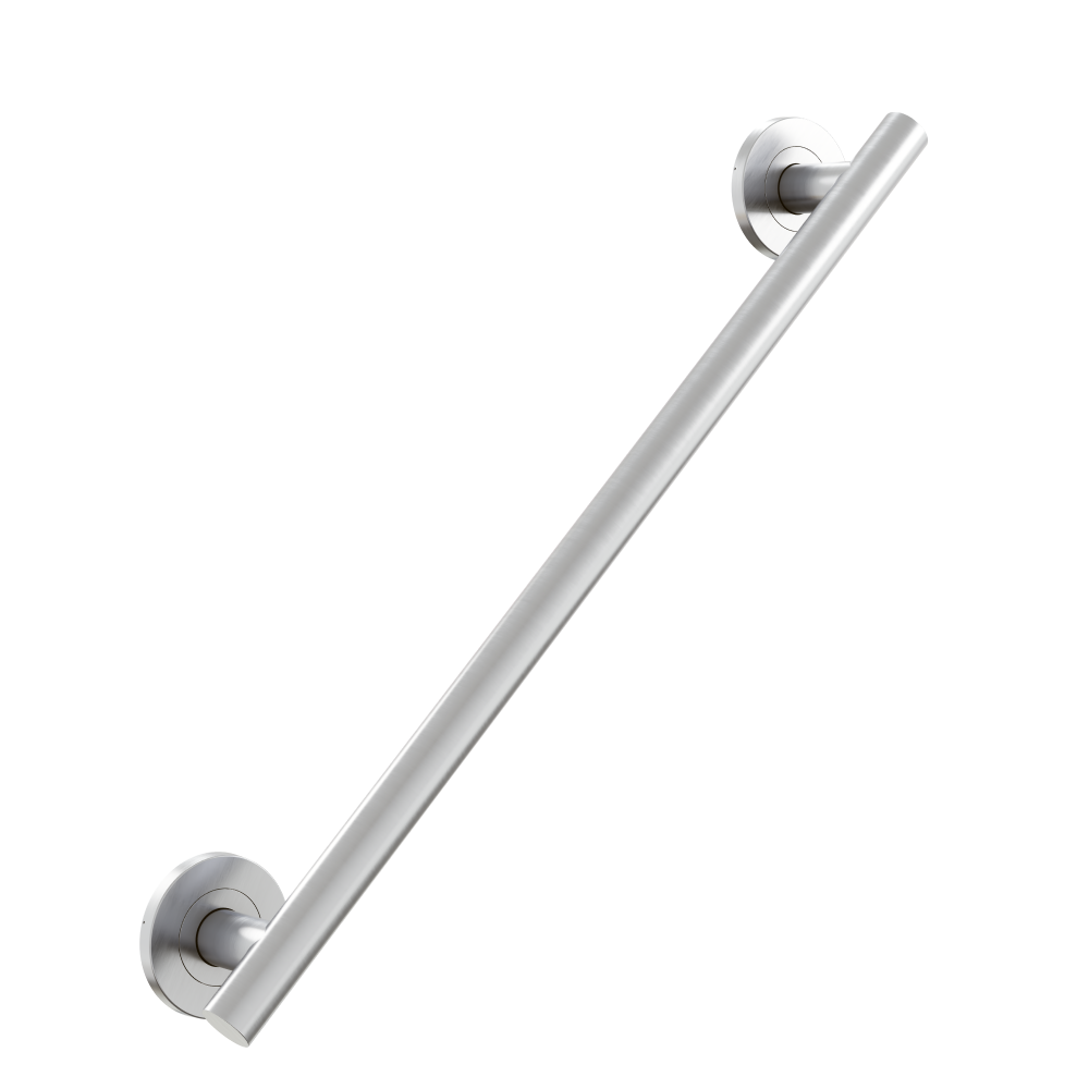 AKW 1200 Series Straight Stainless Steel Grab Rail – Satin or Matt Black, Choice of Length, photo 5
