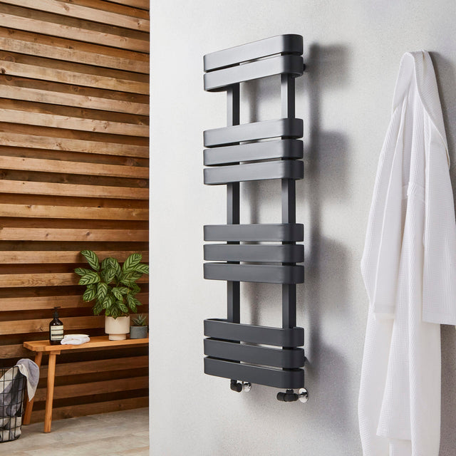 Kartell K-VIT Tampa towel rail in matt anthracite