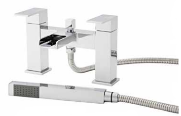 Kartell K-VIT Phase Bath Shower Mixer Chrome (TAP037PH)