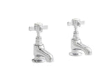 Kartell K-VIT Klassique Pair Basin Pillar Taps Chrome (TAP103KL)