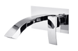 Kartell K-VIT Flair Wall Mounted Basin Mixer – Chrome (TAP121FL)