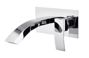 Kartell K-VIT Flair Wall Mounted Basin Mixer – Chrome (TAP121FL)