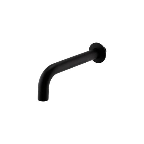 Kartell K-VIT Nero Round Wall Mounted Bath Spout – Matt Black (TAP416NR)