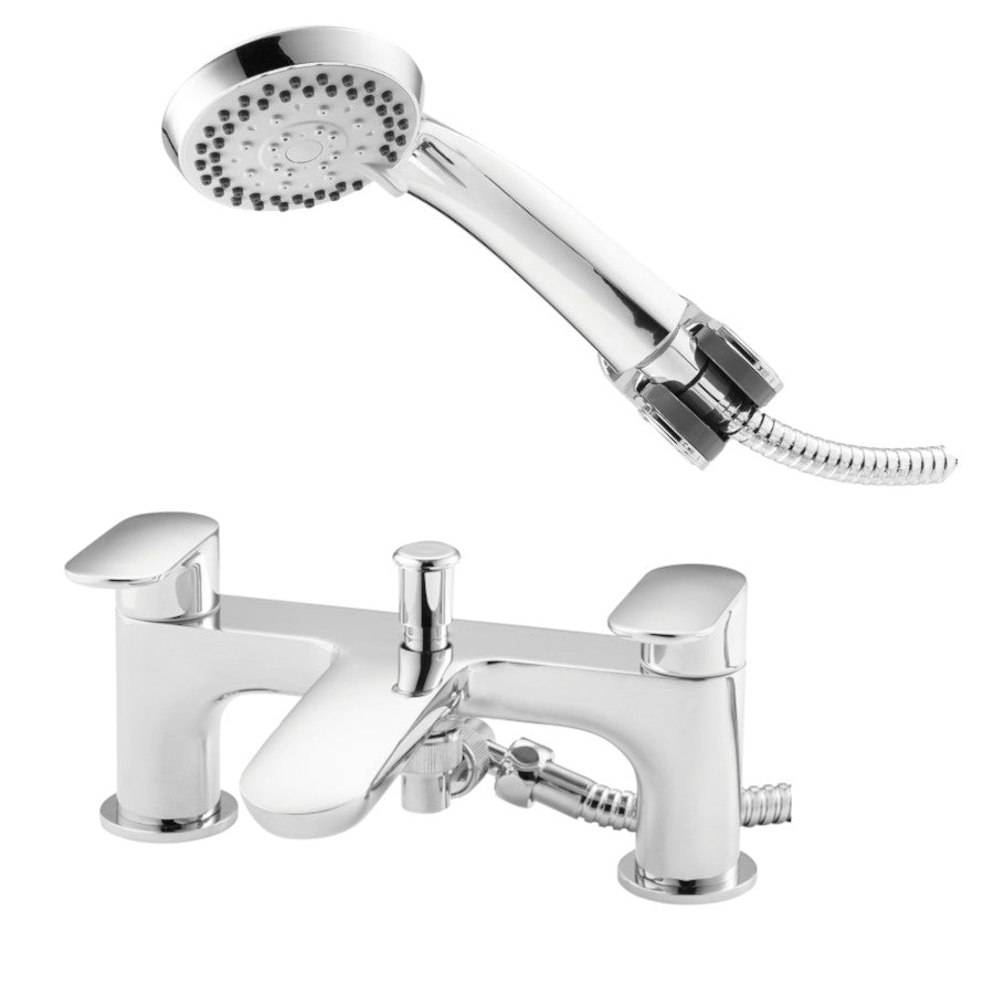 Kartell K-VIT Verve Bath Shower Mixer Chrome (TAP263VE)