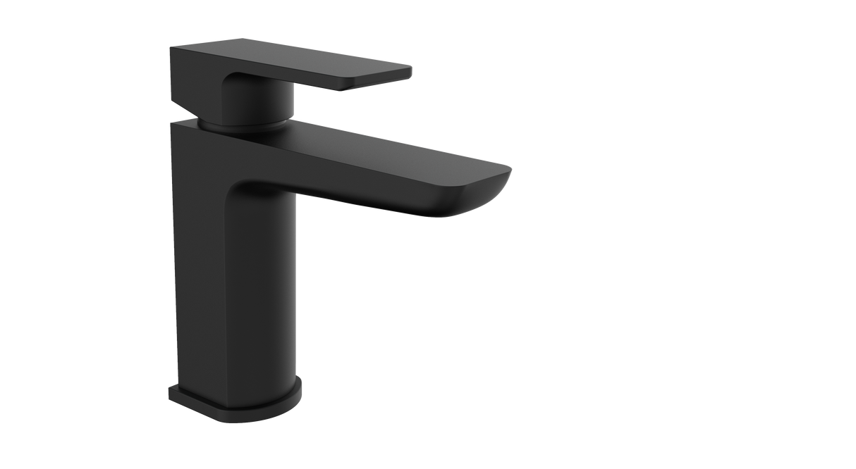 Kartell K-VIT Kolt Mono Basin Mixer with Clicker Waste – Matt Black (TAP310KBL)