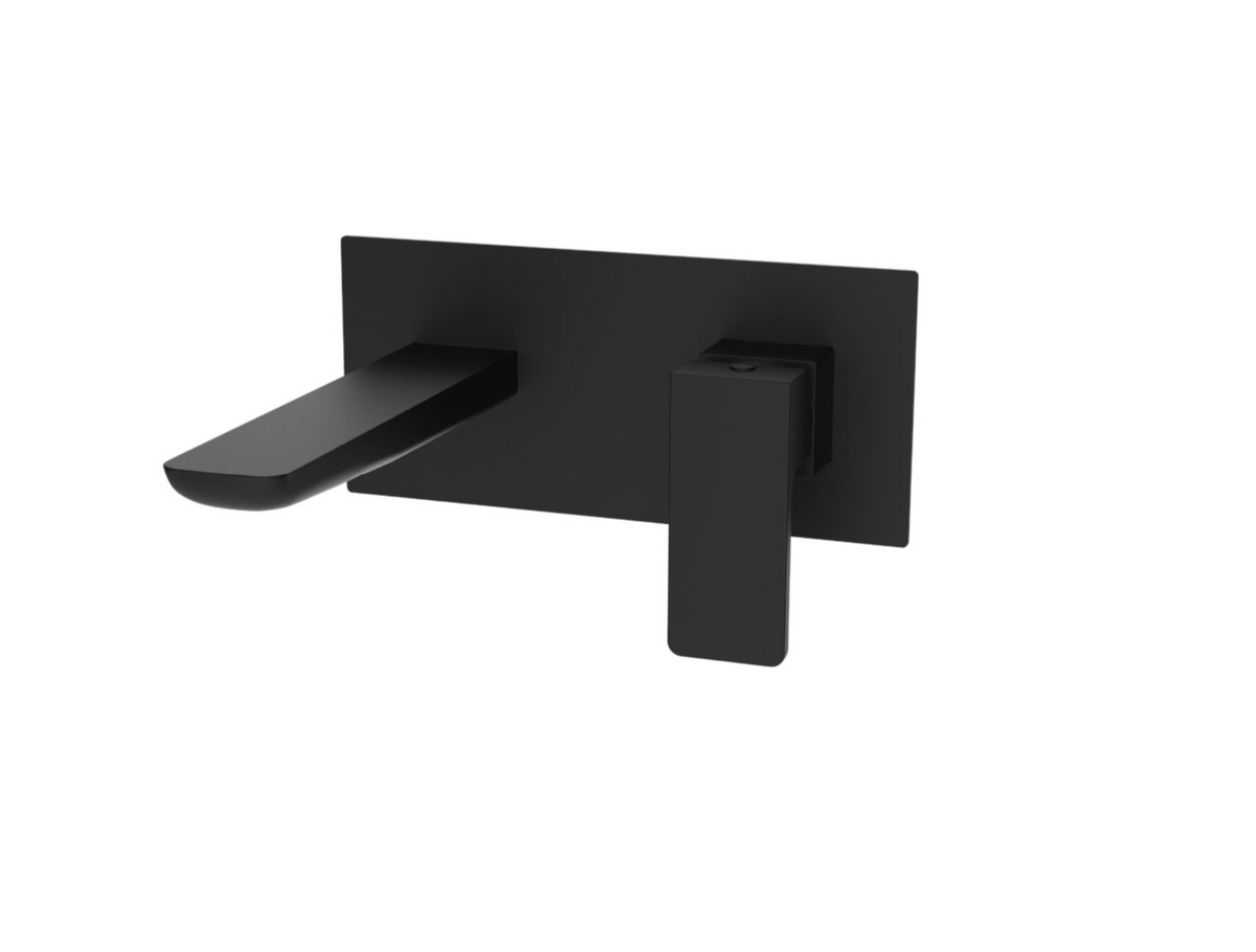 Kartell K-VIT Kolt Wall Mounted Basin Mixer – Matt Black (TAP316KBL)