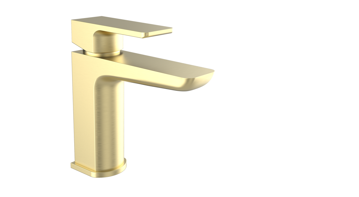 Kartell K-VIT Kolt Mono Basin Mixer Brushed Brass (TAP320KBB)