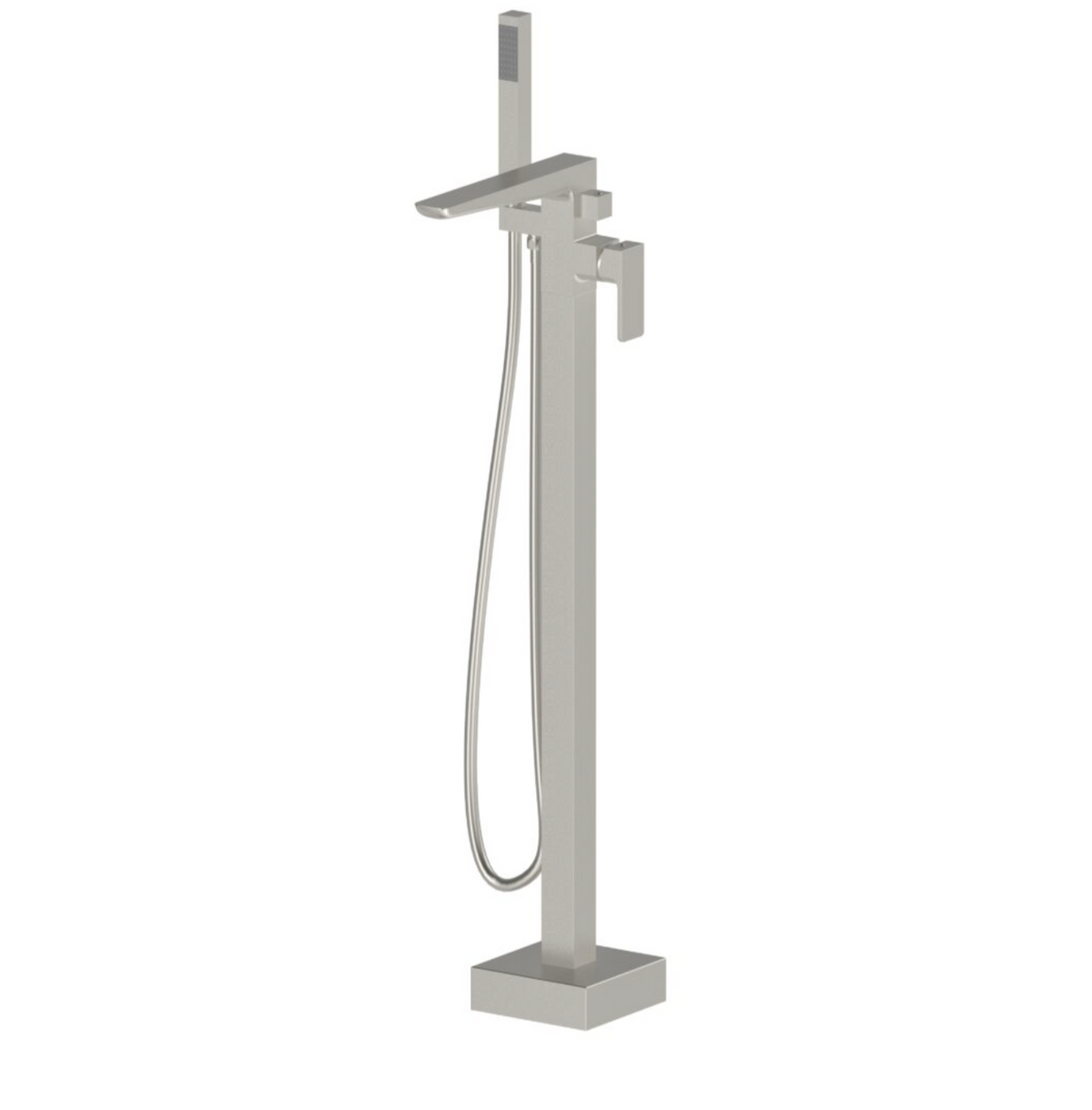 Kartell K-VIT Kolt Freestanding Bath Shower Mixer – Brushed Nickel (TAP337KBN)