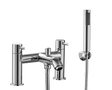 Kartell K-VIT Kore bath shower mixer in polished chrome with handset