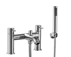 Kartell K-VIT Kore bath shower mixer in polished chrome with handset