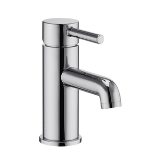 Kartell K-VIT Kore mono basin mixer with click waste in polished chrome