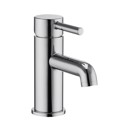 Kartell K-VIT Kore mono basin mixer with click waste in polished chrome
