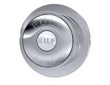 Nuie Traditional Dual Flush Push Button – Chrome, Black or Brushed Brass