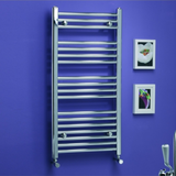Kartell K-Vit K-Rail 25mm Straight Heated Towel Rail in Chrome