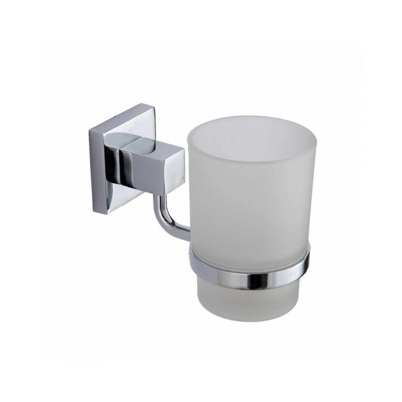 Kartell K-VIT Pure Tumbler & Holder – Chrome (ACC162)