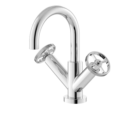 Nuie Revolution Mono Basin Mixer With Push Button Waste – Chrome, Matt Black or Brushed Brass, photo 2