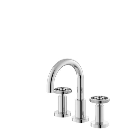 Nuie Revolution 3 Tap Hole Basin Mixer With Pop Up Waste – Chrome, photo 2