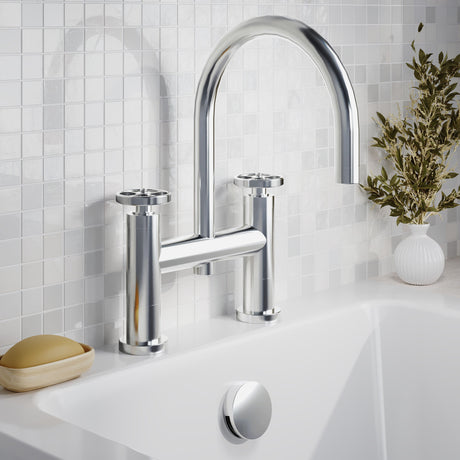 Nuie Revolution Bath Filler – Chrome, Matt Black or Brushed Brass